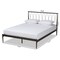Baxton Studio Nano ModernBlack Finished Metal Platform Bed-Full 194-12298-ZORO - alternate 10